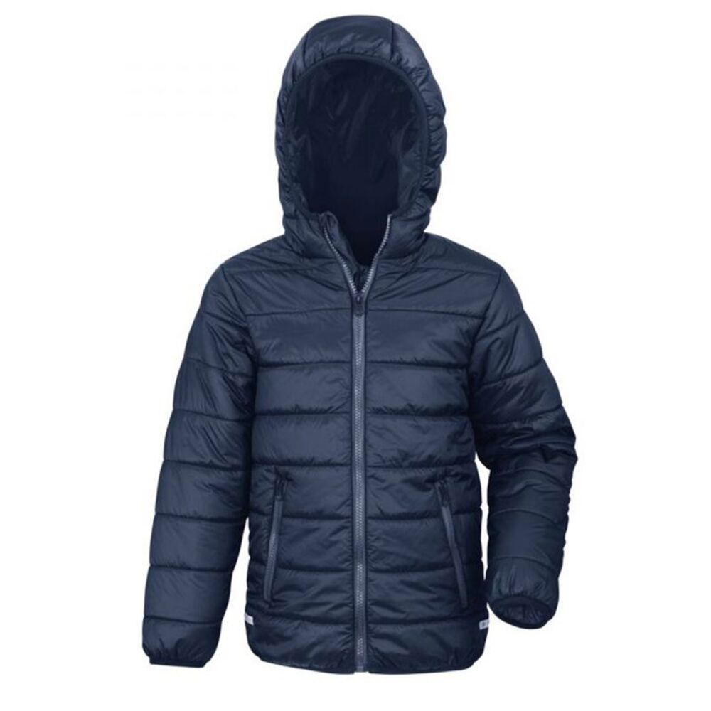 Result Core Childrens/Kids Junior Padded Showerproof & Windproof Jacket / Navy